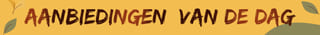Weekendaanbiedingen