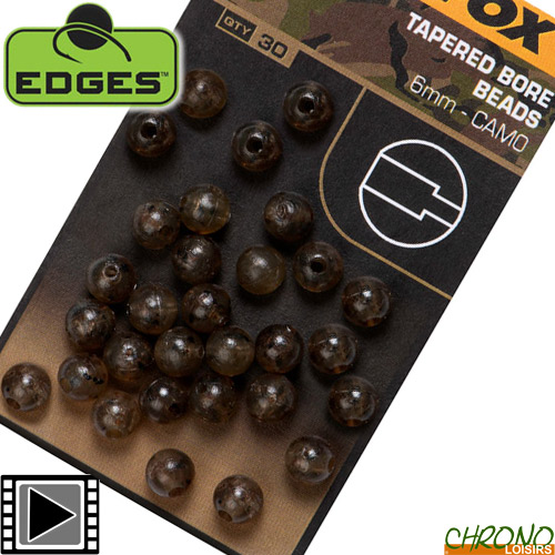 Fox edges camo tapered bore bead 6mm x30 – Chrono Carp ©