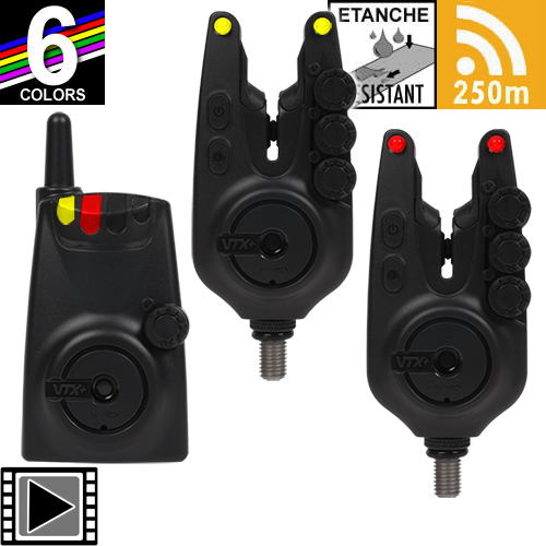 Avid Carp VTX+ 2+1 Bite Alarm Set
