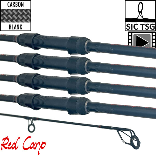 Ccarp Red Carp 12' 3.5lbs Hengel (x4)