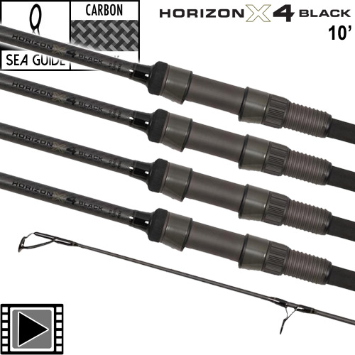 Canne Fox Horizon X4 Black 10' 3.5lbs Full Shrink (les 4)