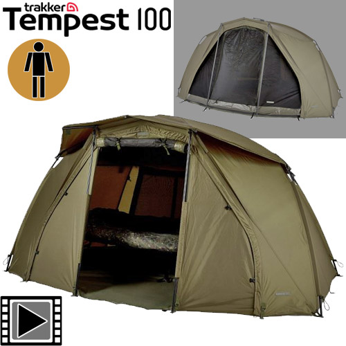 Biwy Trakker Tempest 100 1 place (Biwy + Skull Cap + Chambre Int)