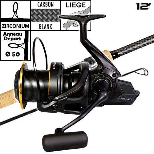 Canne Pro Elite Tatsuki 50mm 12' 3.25lbs Full Cork 14000 FX