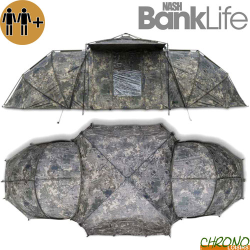 Nash Gazebo Base Camp Camo Pro (Biwy + Sleeping Pod x2)