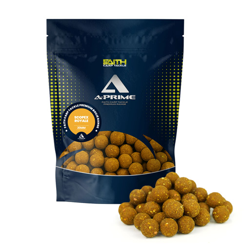 Bouillettes Faith A-Prime Scopex Royale 20mm 1kg