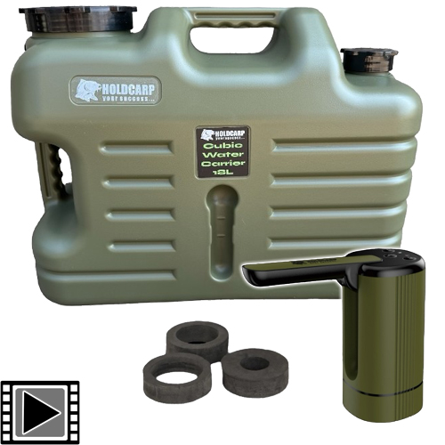 Kit Robinet Holdcarp Smart Rechargeable Tap + Bidon Water Carrier 18L