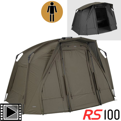 Trakker Tempest RS 100 1 man (Bivvy + Skull Cap)