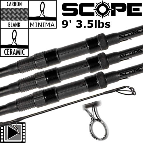 Canne Nash Scope 9' 3.5lbs CG (les 3)