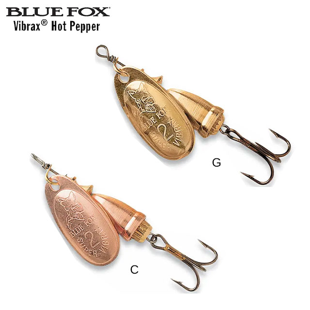 Leurre Vibrax Original Blue Fox 0 3g