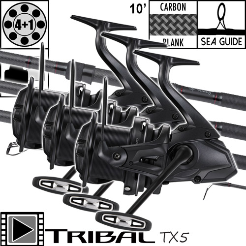 Ensemble Shimano TX-5B Carp Intensity 10' 3.5lbs Ultegra 14000 XTE (les 3)