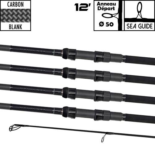 Canne Daiwa Emblem Carp 50mm 12' 3.5lbs (les 4) 