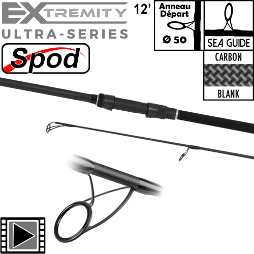 Canne Avid Carp Ultra-Series Spod 50mm 12' 5.5lbs Full Shrink