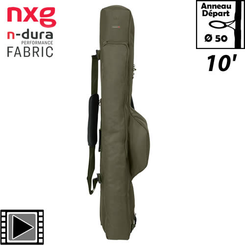 Trakker NXG 10' Einziehbares 3-Ruten-Futteral