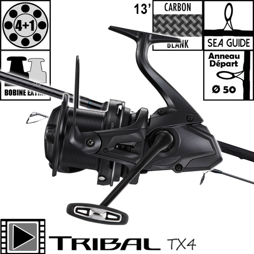 Ensemble Shimano TX-4A Carp 50mm 13' 3.5lbs Ultegra 14000 XTE