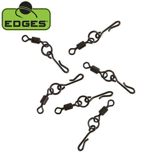 Fox Edges Kwik Change O Ring Swivels Size 10 (für 10)