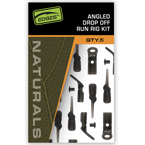 Kit Montage Fox Edges Naturals Angled Drop Off Run Rig (par 5)