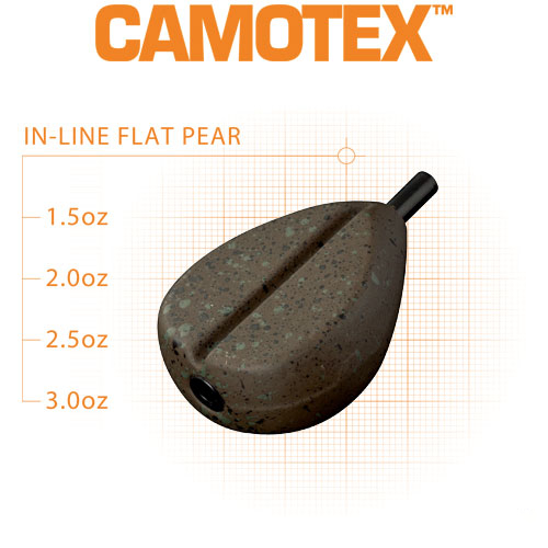 Fox Camotex In Line Flat Pear Lead