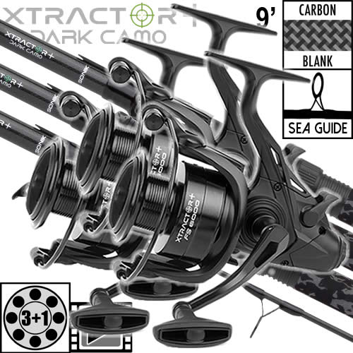 Ensemble Sonik Xtractor+ Dark Camo 9' 3lbs FS 6000 (les 3)