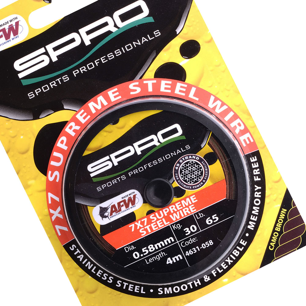 Bas de Ligne Acier Super Steel Spro AFW Wire 4m 