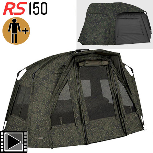 Trakker Tempest RS 150 Camo 1 man (Bivvy + Social Cap)