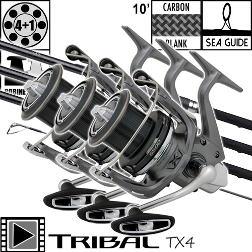 Ensemble Shimano TX-4A Carp 10' 3.25lbs Ultegra 5500 XSD (les 3)