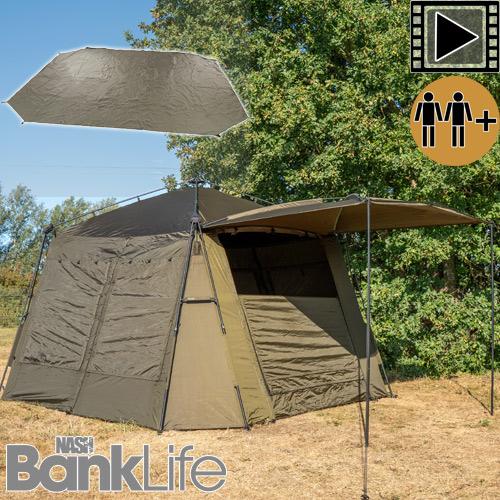 Abri Nash Bank Life Gazebo Plus (Abri + Tapis de Sol)