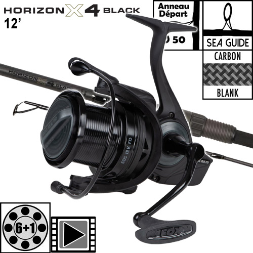 Ensemble Fox Horizon X4 Black 50mm 12' 3.5lbs Full Shrink EOS FD 12K