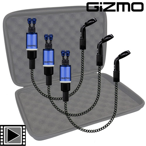 Sonik 3 Hangers Gizmo Litez Bobbins Set Blue