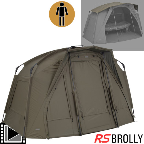 Biwy Trakker Tempest RS Brolly 1 place (Biwy + Skull Cap)