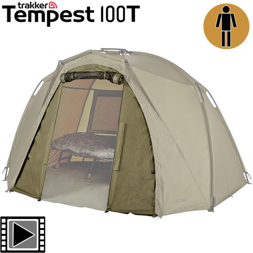 Abri Trakker Tempest Brolly 100T 1 place (Façade avant seule) 