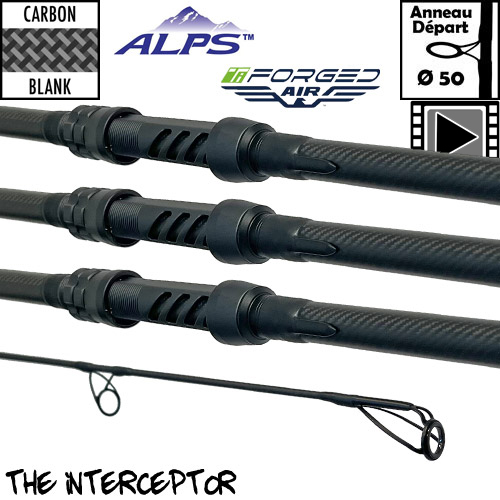 Carp Design The Interceptor 50mm 13' 3.75lbs Rod (x3)