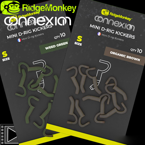 RidgeMonkey Connexion Mini D-Rig Kickers Small (x10)