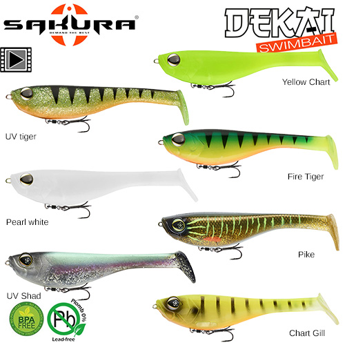 Leurre Souple Sakura Dekai Swimbait 150 150mm 56.6g