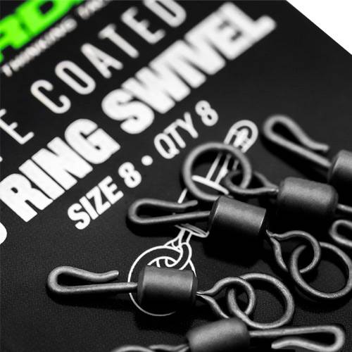 Korda PTFE QC Ring Swivel T8 Emerillon a Ring (per 8)
