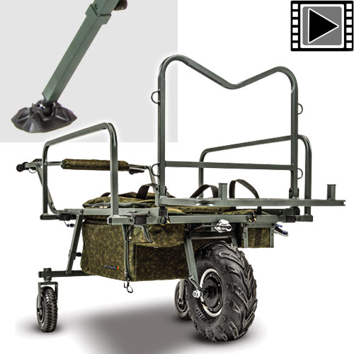 Chariot Electrique Solar SP C-Tech Power Barrow (Chariot + Pieds Arrières)