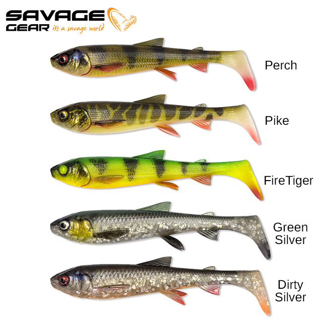 Leurre Savage Gear 3D Whitefish Shad 17.5CM 42G 2PCS