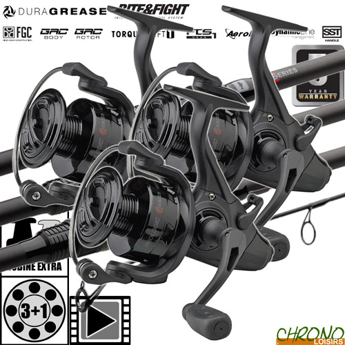 Ensemble Prologic C-Series 50mm 12' 3.5lbs 6000 BF (les 3)
