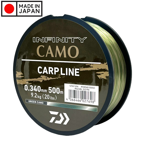 Nylon Daiwa Infinity Camo Green 500m