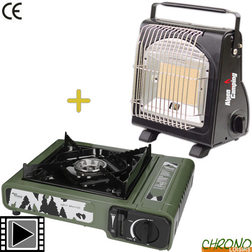 Pack alpen camping calefactor portatil 4 gas – Chrono Carpa ©