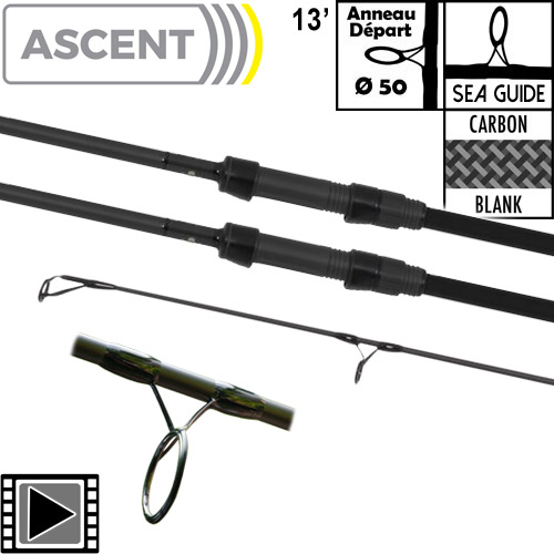Canne Avid Carp Ascent 50mm 13' 4lbs Full Shrink (les 2)