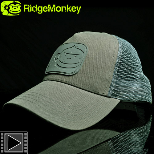 Casquette RidgeMonkey Apearel Dropback Pastel Trucker Vert