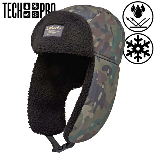 Chapka Trakker Techpro Camo Trapper Hat 