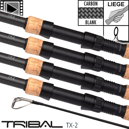 Canne Shimano Tribal TX-2A Carp Full Cork 10' 3lbs (les 4)