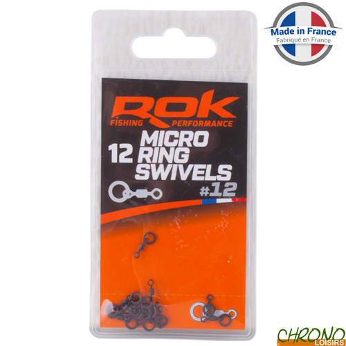 Emerillon à Anneau ROK Micro Ring Swivel T12 (par 12)