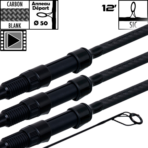 Canne Starbaits D-Scover 50mm 12' 3.5lbs (les 3)