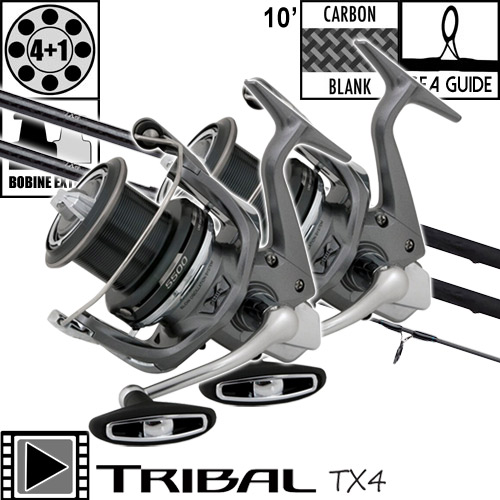 Ensemble Shimano TX-4A Carp 10' 3.25lbs Ultegra 5500 XSD (les 2)