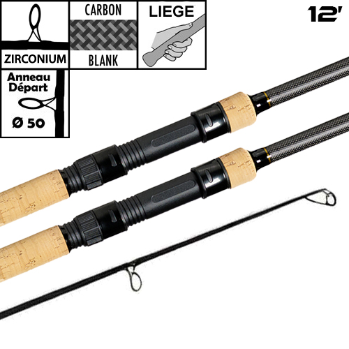 Canne Pro Elite Tatsuki 50mm 12' 3.25lbs Full Cork (les 2)