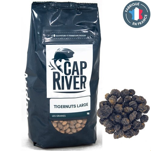 Tiger Nut Cap River Black 12-35mm 1kg