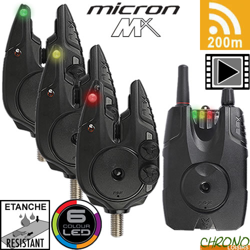 Fox Micron MX Bite Alarm Set 3+1