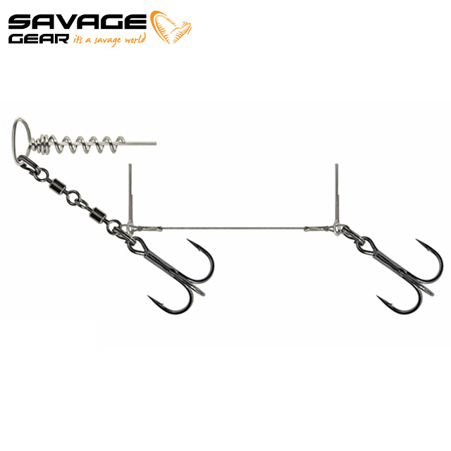Monture Savage Gear Spin Rig 0.70MM 2 pièces